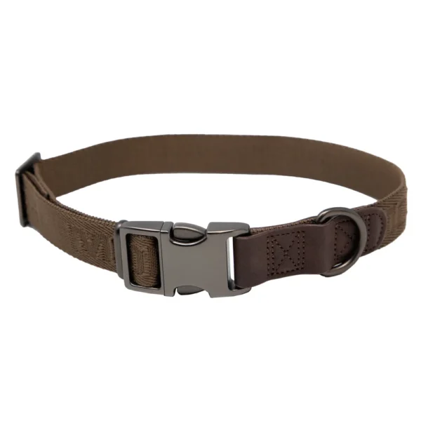 Higdon Outdoors MoMarsh Adjustable Dog Collar 15"-23" Chocolate Brown