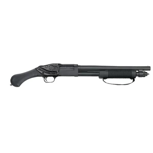Mossberg & Sons Inc. Mossberg 590 Shockwave Laser Saddle 12ga 5rd Capacity 14" Barrel Crimson Trace Laser Saddle