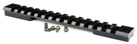 Warne 1-Piece Mountain Tech Tactical Rail, black top rail with mounting screws