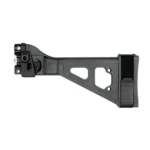 SB Tactical SBT5K black pistol stabilizing brace, left-side view with adjustable strap