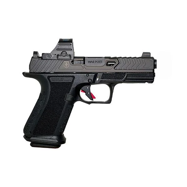 Shadow Systems dba Shadow Gunworks Shadow Systems MR920 War Poet Handgun 9mm Luger 15rd Magazines(2) 4" Fluted Barrel Black