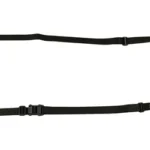 MAGPUL MS1 Lite Sling, black laid open with adjustment hardware and looped end