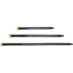 Gsm Muddy stretch strap combo pack, three black perforated straps in graduated lengths