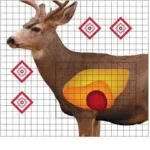 Pro-Shot Products Pro-Shot Mule Deer Sight In Target 25" x 25" 5/ct
