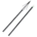 Feradyne Outdoors Muzzy Lighted Carbon Composite Arrow, two dark shafts with carp point and lighted nock