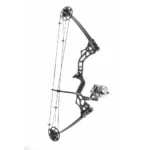 Feradyne Outdoors Muzzy Bowfishing V2 Spin Kit RH, black compound bow with mounted spin reel