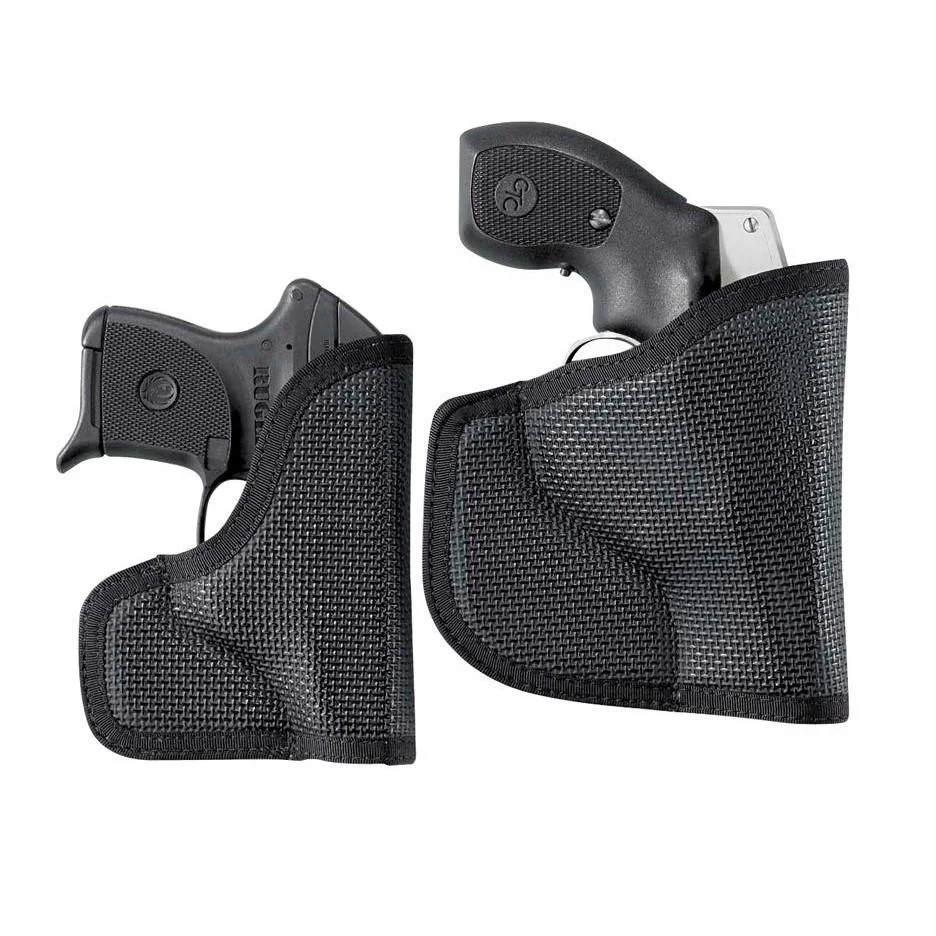 nemesis-pocket-holster-glock-primary Desantis Leather Goods Co. DeSantis Nemesis Pocket Holster for Glock 17 19 22 Black Ambi