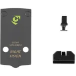 Night Fision NF PLATE+BS 507K FITS G43X/G48 MOS black plate with front and rear sights