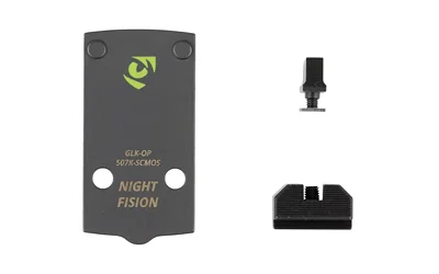 Night Fision NF PLATE+BS 507K FITS G43X/G48 MOS black plate with front and rear sights