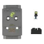 Night Fision NF PLATE+NS EPS FITS GLOCK FS MOS, black mounting plate and two sights