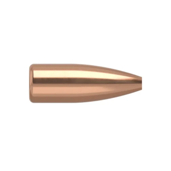 Nosler VarMageddon Rifle Bullets, copper-colored bullet in side profile
