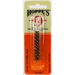 Hoppe's PHOS nylon rifle brush, front view in orange and beige retail packaging