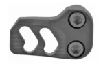 ODIN EXTENDED MAG RELEASE GEN 2 BLK, black side view with twin levers and two hex screws