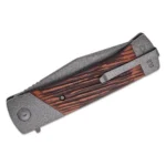 Battenfeld Knives Old Timer Frontier Manual Folding Knife 3-1/2" Clip Point Blade Rosewood - alternate view 4
