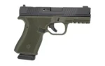 Black Rain Ordnance Inc Black Rain Frontline Handgun 9mm Luger 15rd Magazine 3.75" Barrel OD Green/Black Slide Finish Optic