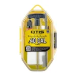 OTIS .40CAL PISTOL ROD CLEANING KIT in yellow clear-front plastic case