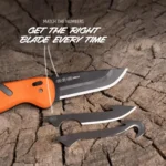 Outdoor Edge Razor HTX Replaceable Blade Fixed Knife 3" Blades Orange - alternate view 5