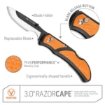 Outdoor Edge OD EDGE RAZOR-CAPE 3" ORG 5 BLDS - alternate view 2