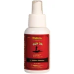 OUTERS GUN OIL 2.25OZ white bottle, front view with red Gun Oil label and nozzle cap