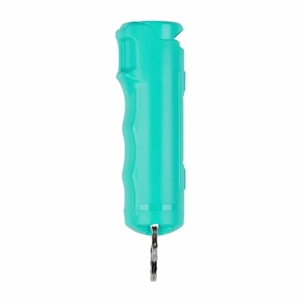Security Equipment Corporation Sabre Pepper Gel with Fast Flip Top Safety and Snap-Clip Keychain Green