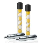 Security Equipment Corporation Sabre Pepper Spray Launcher Refill, tubes and two silver CO2 cartridges