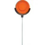 Do-All Outdoors Clay Target Holder Pigeon Perch, orange target on a thin metal stake