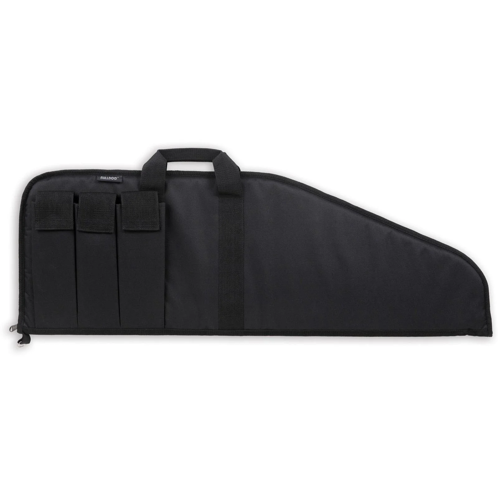 pit-bull-tactical-rifle-case-38-black-primary Bulldog Cases Pit Bull Tactical Case, black side view with carry handle and exterior pockets