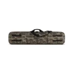 Plano Diverge EVA Rifle Case, Mossy Oak Bottomland camo exterior with carry handle, front view