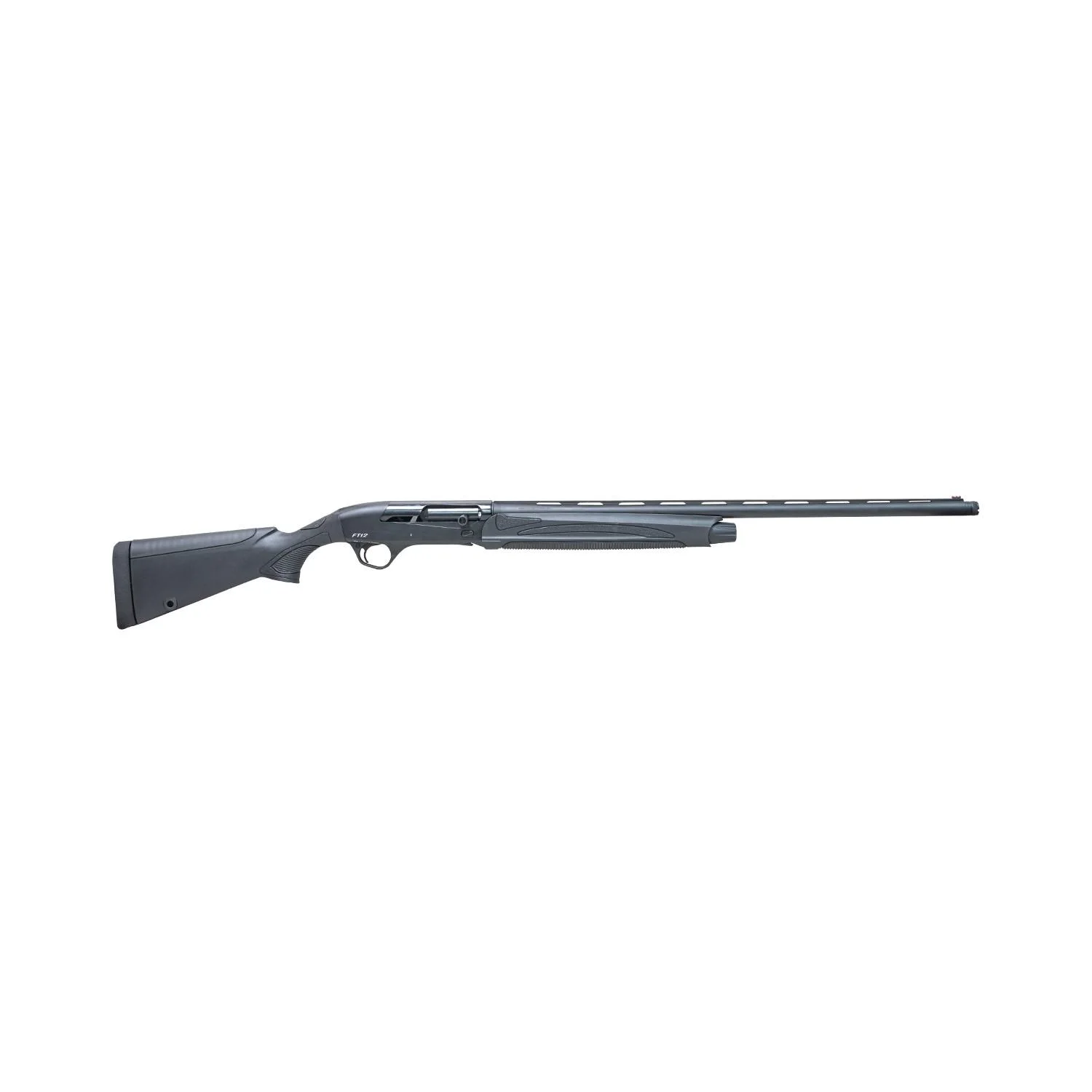 pointer-field-tek-12-gauge-shotgun-28-barrel-primary-1 Legacy Sports International Pointer FT12 Shotgun, right-facing side view with black synthetic stock