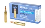 TRZ Trading Inc. PPU Rifle Ammunition .243 Win 100 gr SP 2960 fps 20/ct - alternate view 2
