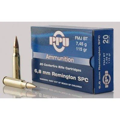 Prvi Partizan PPU 6.8SPC FMJBT 115GR 20/1000