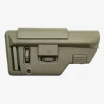B5 Systems B5 Collapsible Precision Stock, olive drab right-side view with adjustment controls
