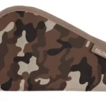 BULLDOG PISTOL RUG MED TB CAMO brown camouflage zippered pistol case, side view
