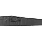 BULLDOG EXTREME SHOTGUN CASE BLK 55-inch black padded case with zip pockets, side view