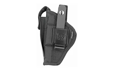 primary-10021 Bulldog Extreme M/L Auto for GLK 17, black holster with belt clip, front view