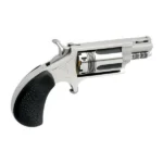 North American Arms NAA .22 Mag Wasp Handgun .22 WMR 5rd Capacity 1.125" Barrel Silver with Black Grips
