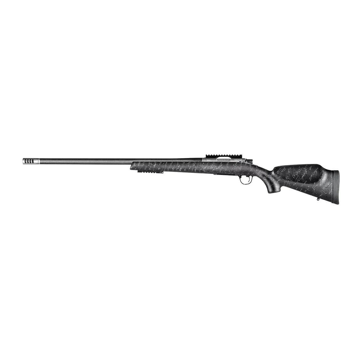 primary-1008 Christensen Arms Traverse Rifle 338 Lapua Mag 3rd Capacity 27" Stainless/Carbon Fiber Barrel Black/Gray Webbing Stock