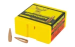 BERGER .308 155G HUNT VLD 100CT, yellow box with two copper-coloured bullets