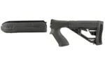 Adaptive EX Stock and Forend for Remington 870 black stock and forend, right-side view