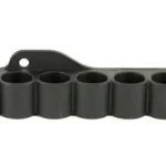 Adaptive SHL Carrier Moss 500, black side-mounted shell holder with six loops, side view