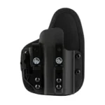 HOFTAC OMNICARRY MULTFIT HLSTR RH black holster front view with belt backing and adjustment screws