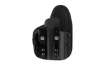 HOFTAC OMNICARRY MULTFIT HLSTR RH black holster front view with belt backing and adjustment screws