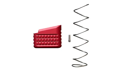 BACKUP MAG EXT FOR GLK 19/23 red magazine extension with spring and small hardware