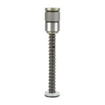 MAXIM CQB buffer JP SCS STD silver side view with exposed coil spring and cylindrical ends