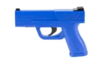 LASERLYTE LT-TTLC CMPCT TRAINING PST blue training pistol, left-side view with black sights