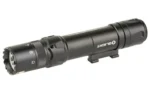 OLIGHT ODIN GL MLOK 1500LUM BLK, black weapon light in right-side view with mount
