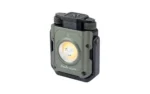 FENIX CL27R green lantern, angled front view with square body, round light and top controls