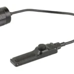 Fenix AER-04 black remote pressure switch with curved cable, round connector and dual-button pad