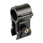 FENIX ALG-18 Flashlight Barrel Mount, black circular clamp with side bracket and brass screw