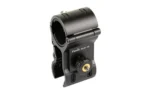 FENIX ALG-18 Flashlight Barrel Mount, black circular clamp with side bracket and brass screw